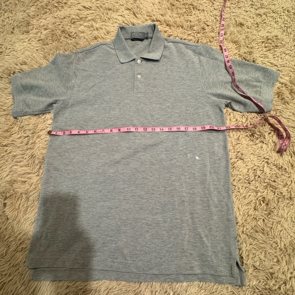 Talbots Gray Polo Shirt Casual Style